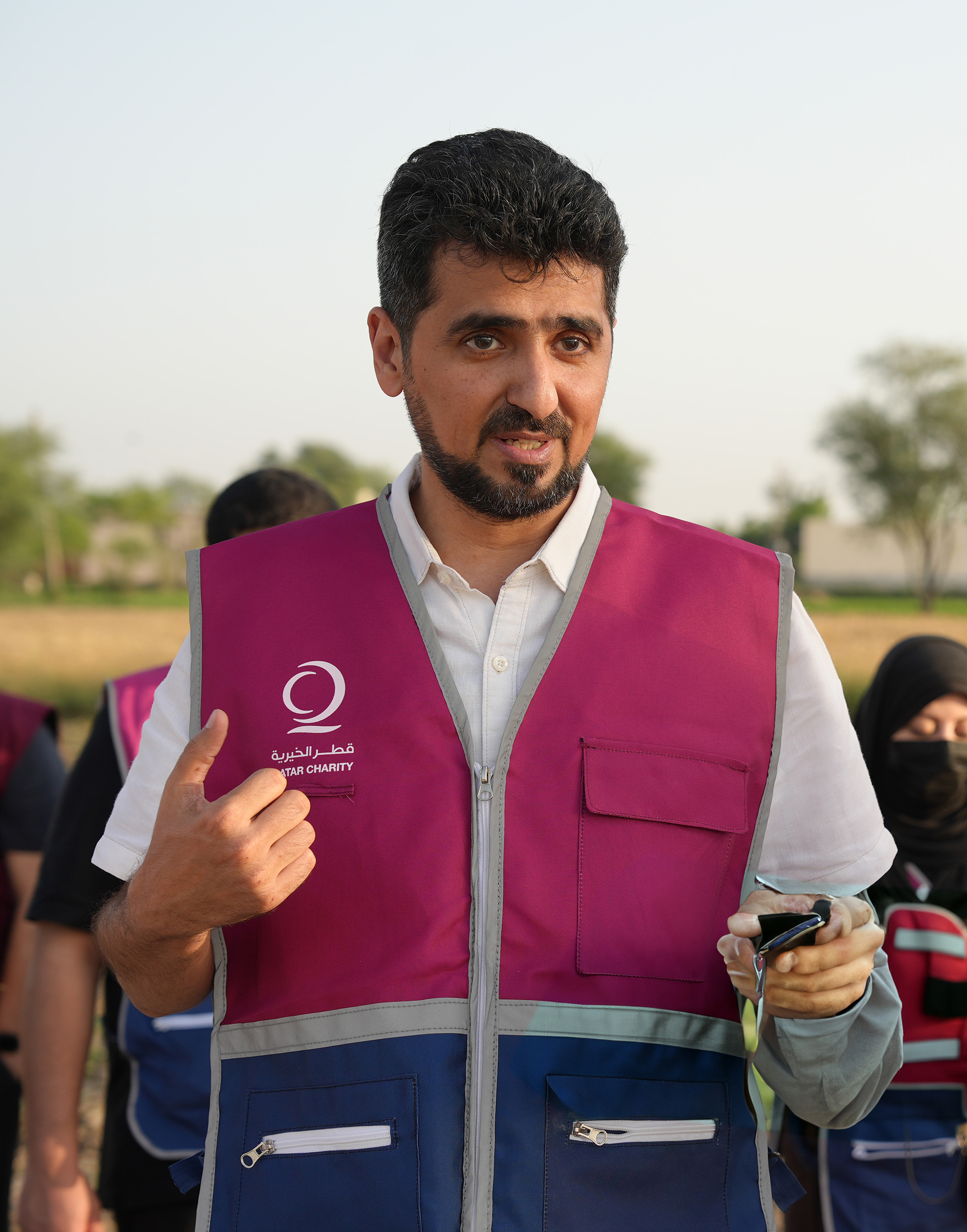 السيد أمين عبدالرحمن مدير مكتب قطر الخيرية في باكستان