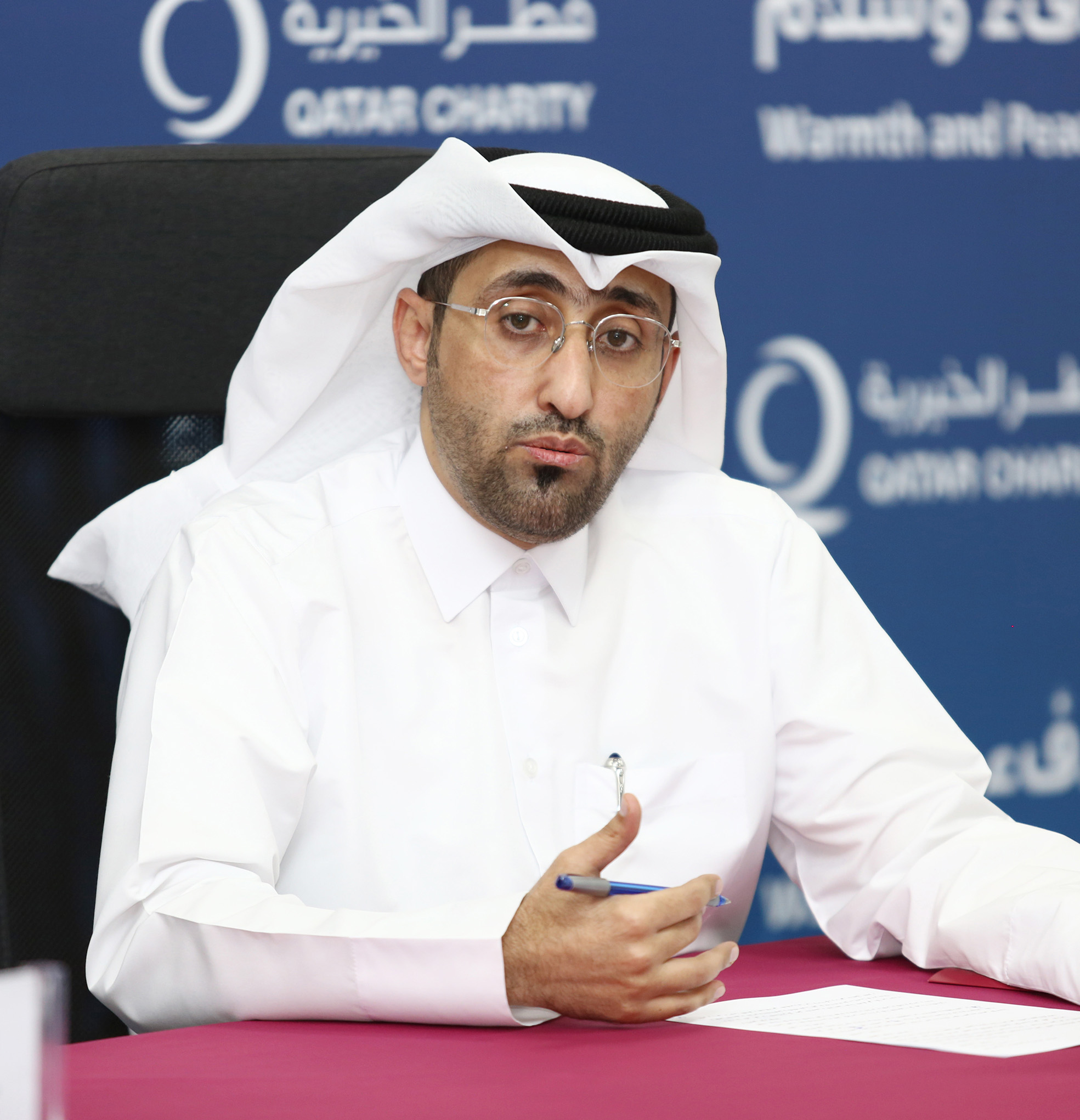 Mr. Khalid Abdulla Alyafei, Director of the Emergency and Relief Department at Qatar Charity