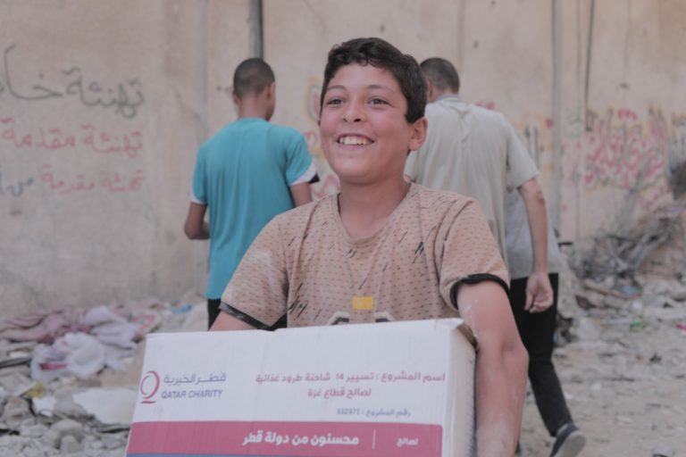 "لبية غزة" حملة إغاثية لإعادة الأمل لأهل غزة